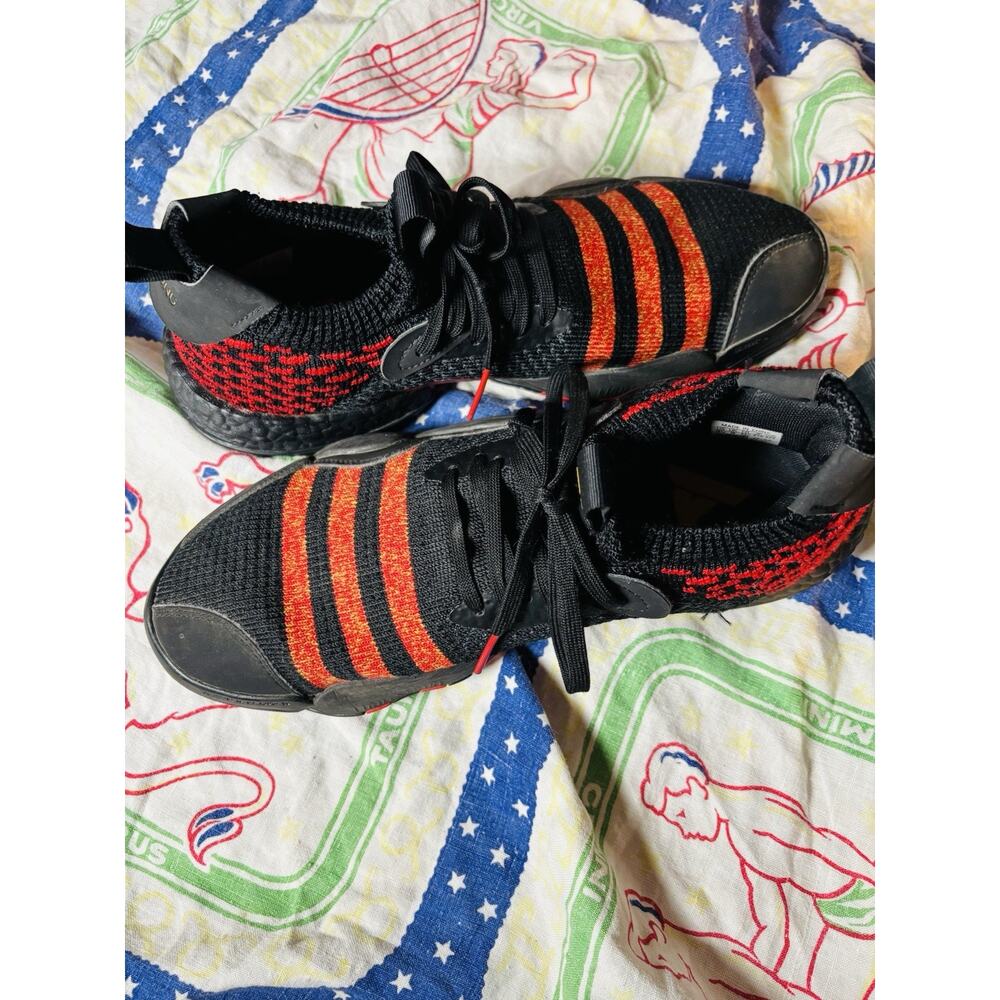 Adidas Men's Trae Young 2 Basketball Shoes Core Black Better Scarlet Size 9.5 - Picture 5 of 6